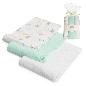 GASAS 80X80 PACK 3 MODELO ELEFANTES ESTRELLAS VERDE