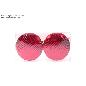 BOLAS PLANAS 15 CM 2 PIEZAS ROJAS EN CAJA PVC