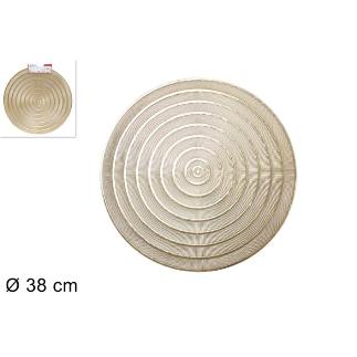 BAJOPLATO 38 CM DECOR ORO