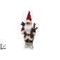 PAPA NOEL 80 CM CON VESTIDO ROJO/VERDE OH-D03