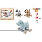 ARRASTRE MADERA Y PELUCHE ANIMAL 3/S +12M WOOMAX