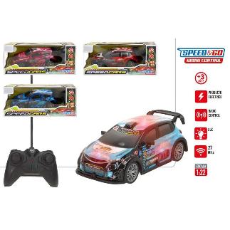 COCHE RC RACING C/LUZ 4/S SPEED&GO