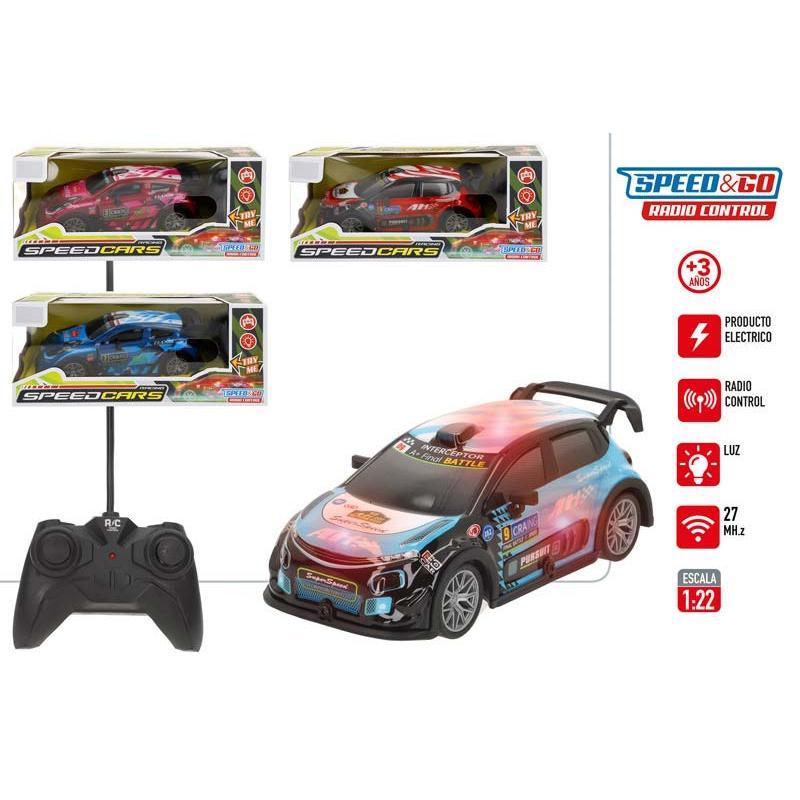 COCHE RC RACING C/LUZ 4/S SPEED&GO