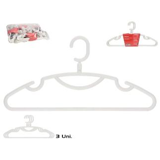 PERCHA GIRATORIA BLANCA X3 43X22 CM
