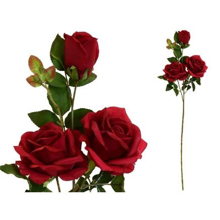 VARA ROSAS (A) X3 -85 CM ROJO