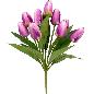 RAMO TULIPANES X 9-44 CM VIOLETA