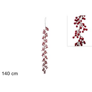 GUIRNALDA BAYAS 140 CM ROJA