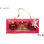 CAJA DE REGALO NAVIDEÑA ROJA SET DE BAÑO 3 PIEZAS 120 ML