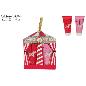 CAJA DE REGALO CIRCO NAVIDEÑO ROJO SET DE BAÑO 2 PIEZAS