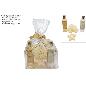 CAJA DE REGALO ESTRELLA SET DE BAÑO 4 PIEZAS DORADO