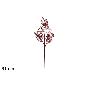 TALLO RAMAS BRILLANTES 61 CM ROJO