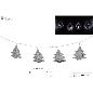 HILO CON 20 LED ARBOLES PLATEADO 2 M BATERIA