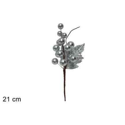 PIN BAYAS HOJAS DE PLATA