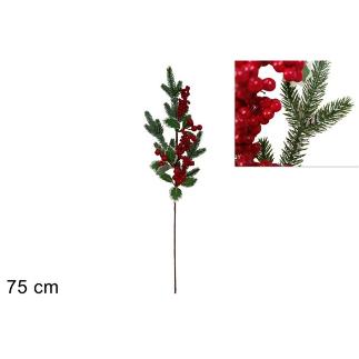 TALLO BAYAS ACEBO 75 CM