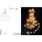 ARBOL ESTILIZADO LUMINOSO 60 CM 35 LED BLANCO CALIDO