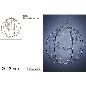 COLGANTE DOBLE BOLA 23 CM 110 LED BLANCO FRIO