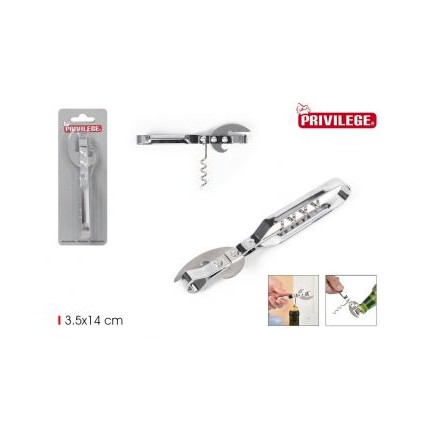 ABREBOTELLAS-ABRELATAS-SACACORCHOS PRIVILEGE