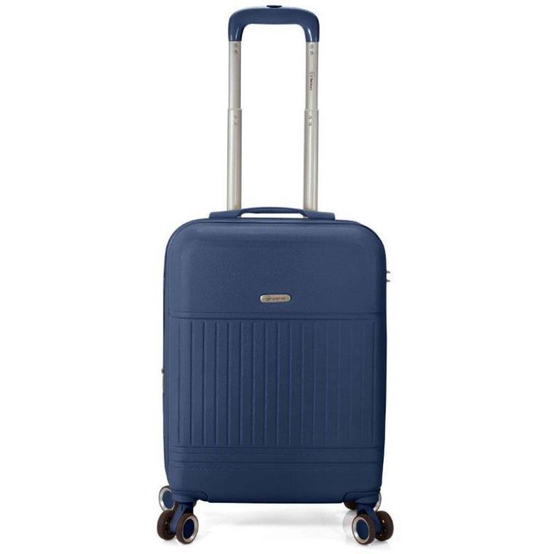MALETA 60 CM ABS 4 RUEDAS DOBLES EXTENSIBLE AZUL
