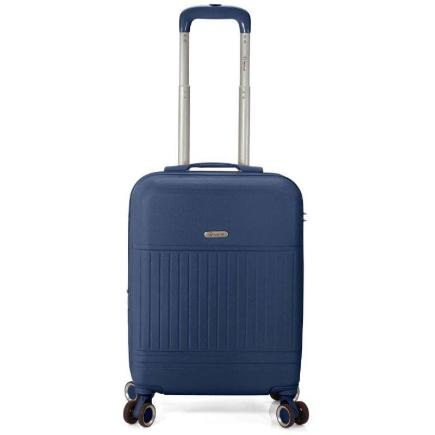 MALETA 70 CM ABS 4 RUEDAS DOBLES EXTENSIBLE AZUL