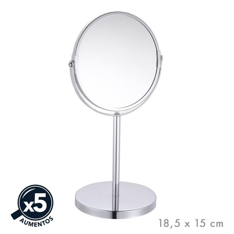 ESPEJO SOBREMESA AUMENTO X1/X5 CROMADO