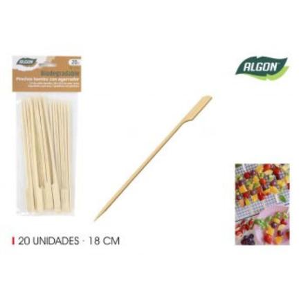 SET 20 PINCHO BAMBU AGARRADOR 180 MM ALGON