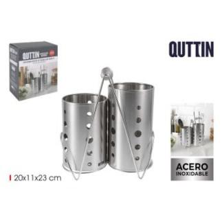 ORGAN UTENSILIOS COCINA ACERO DOBLE QUTTIN