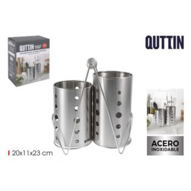 ORGAN UTENSILIOS COCINA ACERO DOBLE QUTTIN
