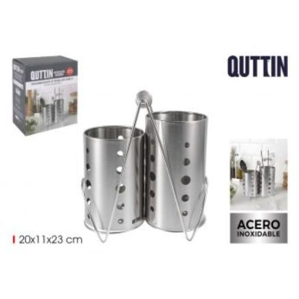 ORGAN UTENSILIOS COCINA ACERO DOBLE QUTTIN