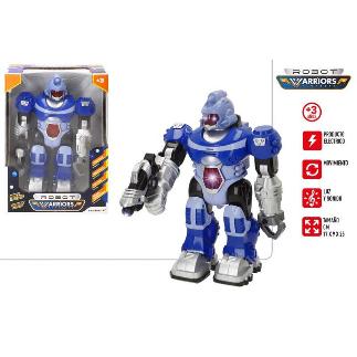 ROBOT ELEC C/LUZ Y SONIDO WARRIORS