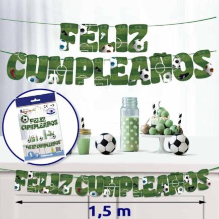 B/ GUIRNALDA FELIZ CUMPLEAÑOS FUTBOL
