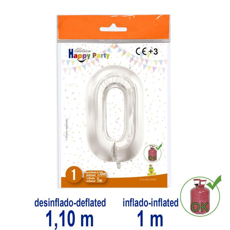 B/1 GL. POLIAMIDA Nº 0 COLOR PLATA-38 1.10/1