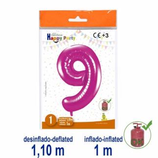 B/1 GL. POLIAMIDA Nº 9 COLOR ROSA-33 1.10/1 R