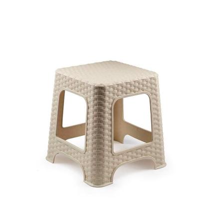 TABURETE RATTAN PEQUEÑO MARRON CLARO RATTAN