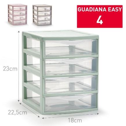 CAJONERA GUADIANA EASY 4 CAJONES SURT VRM