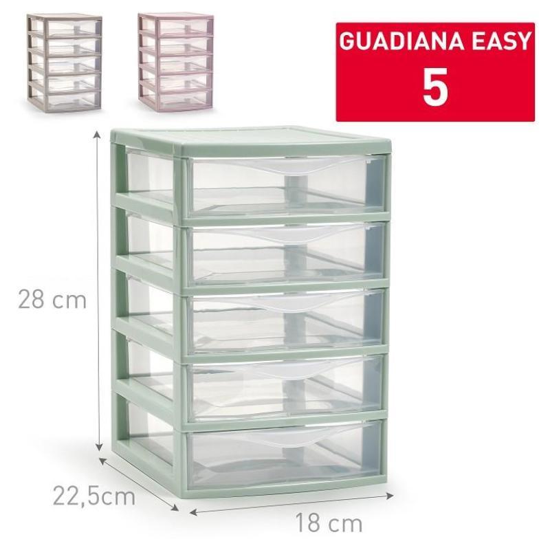 CAJONERA GUADIANA EASY 5 CAJONES SURT VRM