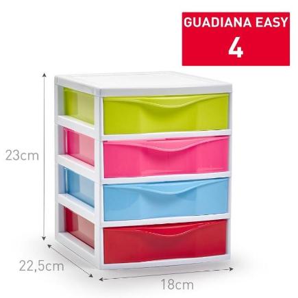 CAJONERA GUADIANA EASY 4 CAJONES BLANCO COLOR