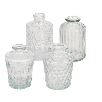 JARRON 4/M VIDRIO 6X6X10 CM
