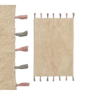 ALFOMBRA ALGODON BEIGE 60X90 CM