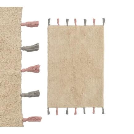 ALFOMBRA ALGODON BEIGE 60X90 CM