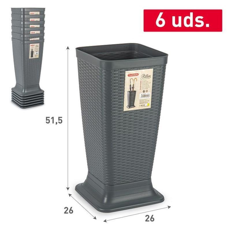 PARAGUERO RATTAN GRIS MC22