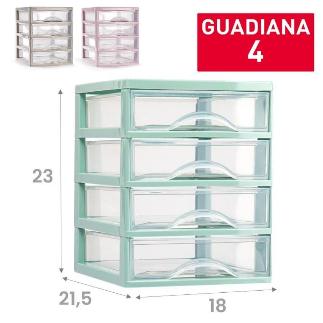 CAJONERA PLASTICO GUADIANA 4 CAJONES SURT VRM