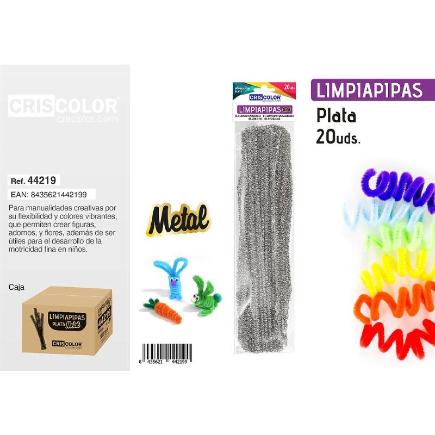 LIMPIAPIPAS PLATA 20 UDS