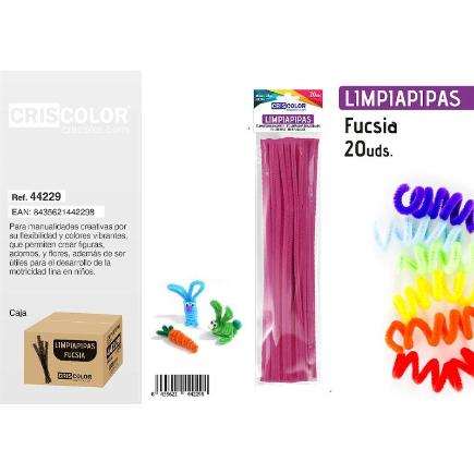 LIMPIAPIPAS FUCSIA 20 UDS