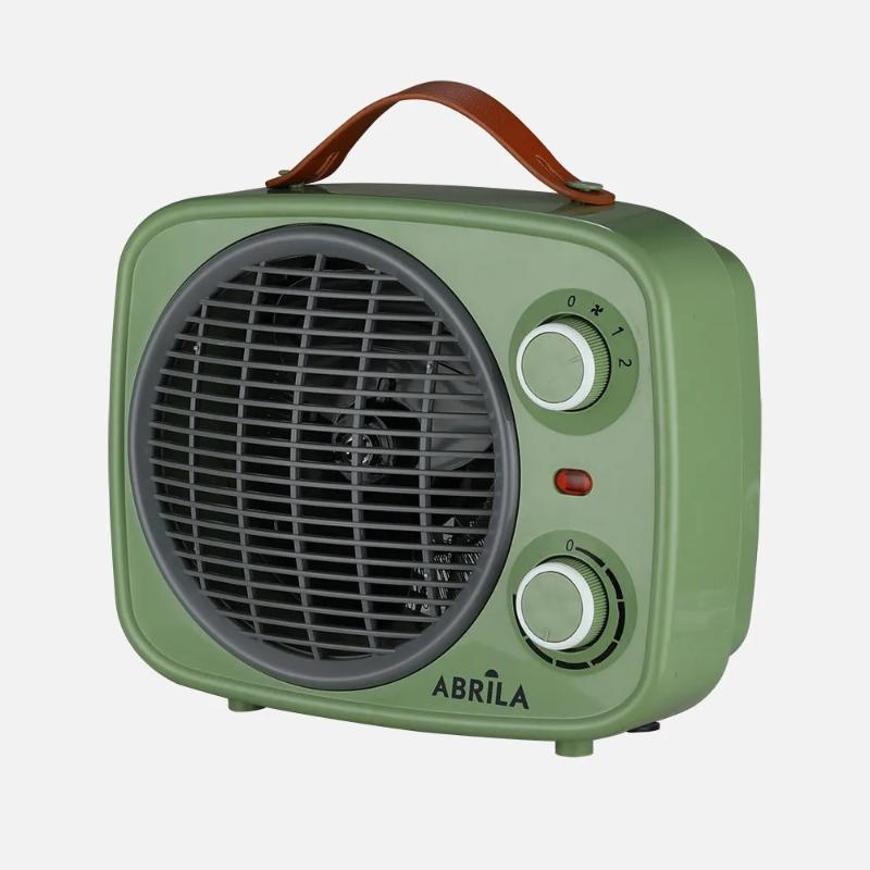 TERMOVENTILADOR HOGUERA 2000W VERDE/GRIS 2 POTE 3 FUNC TERMOSTA