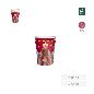 VASO CARTON ROJO REYES MAGOS 270 CC 6 UDS