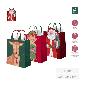 BOLSA REGALO PAPA NOEL SURT 30X10X42 CM PAPEL 1 UD