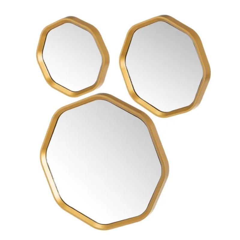 SET 3 ESPEJOS PP ORO