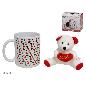JARRA CON OSO LOVE 10X5X10 CM