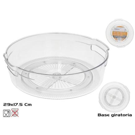 BANDEJA GIRATORIA 29X27.5X8.5 CM