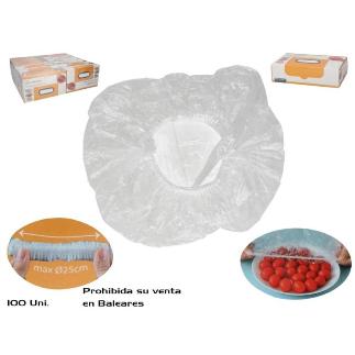 FUNDA DESECHABLE ALIMENTOS X100 12X2 CM